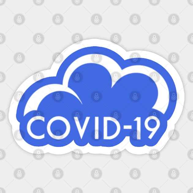 C9 Cloud-19 (w) Sticker by SeveralDavids